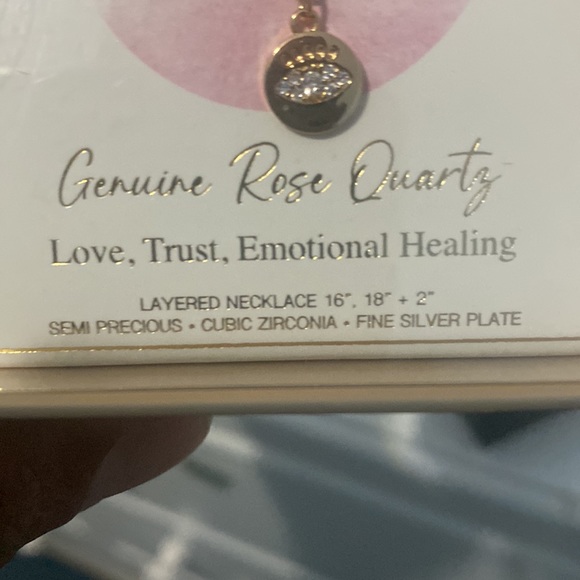 Julliet Layered Necklace Cubic Zirconia NWT - Picture 3 of 4